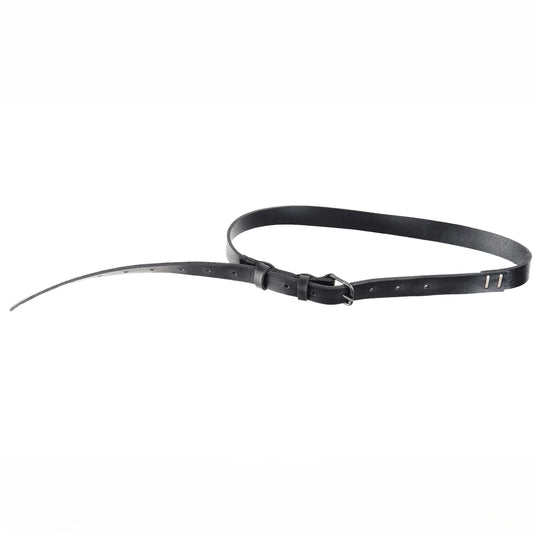 Leather belt 290B black