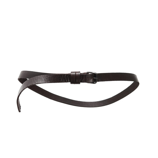 Leather belt 297B black
