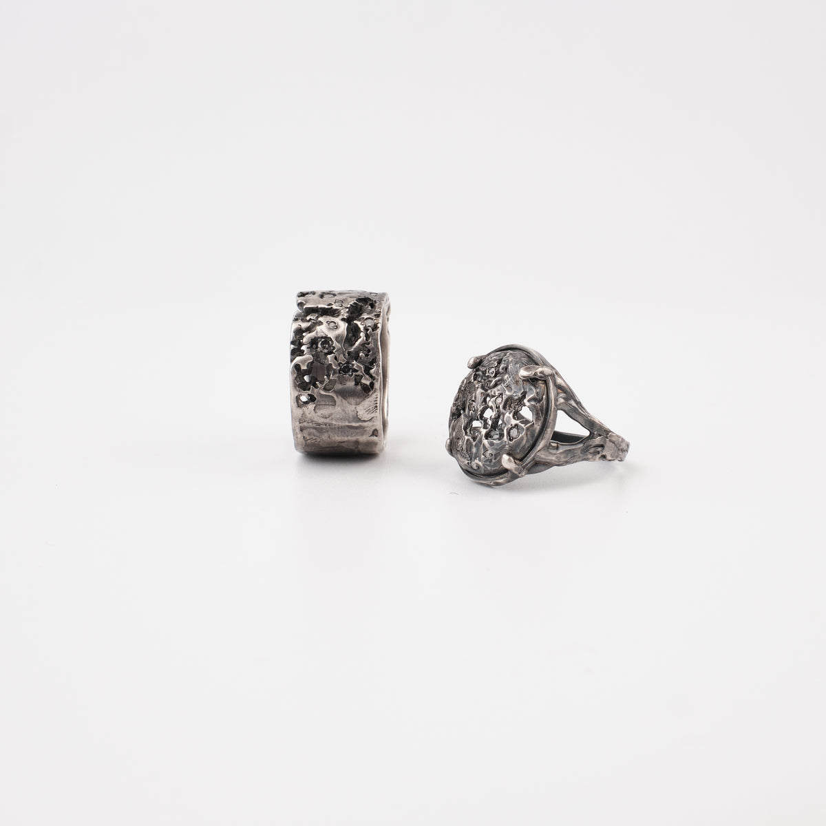 Kintsugi Jewelry - Surrender ring diamonds 18 No. 1715/1