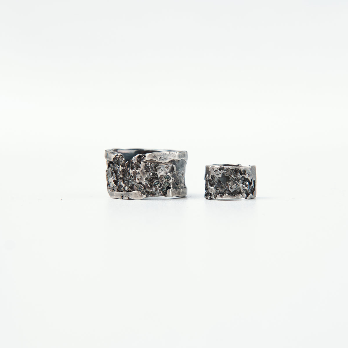 Kintsugi Jewelry - Surrender ring diamonds