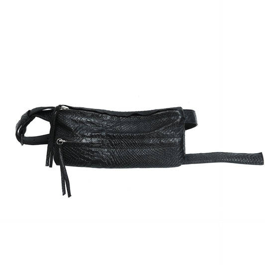 Leather bag 315Y black