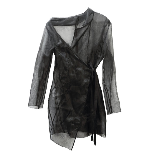 Organza jacket jacket 322J black