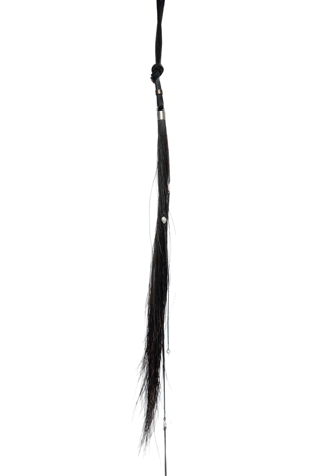 Necklace 325T – horsehair texture detail