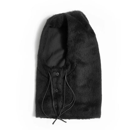 Cashmere hood 288J black – front view, YTN №7 London
