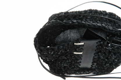 Leather knitted box 281-3A