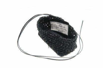 Leather knitted box 281-2A