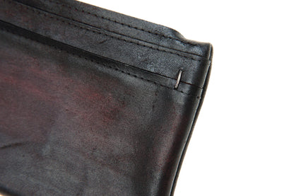 Red leather purse 283A – RiRi zipper detail