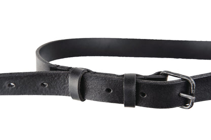 Ceinture en cuir 290B noire