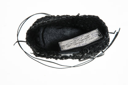 Leather knitted box 281-2A