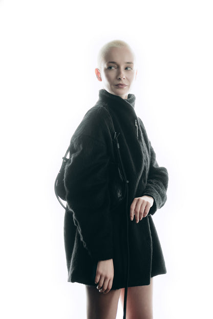 Veste en cachemire 287J noire