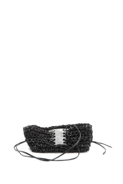 Leather knitted box 281-7A
