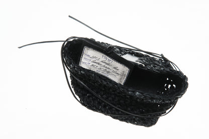 Leather knitted box 281-3A