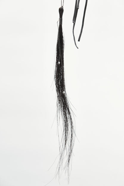 Sculptural necklace 297T – full length view, 104cm