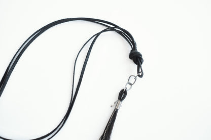Sculptural necklace 292T – full length flat lay