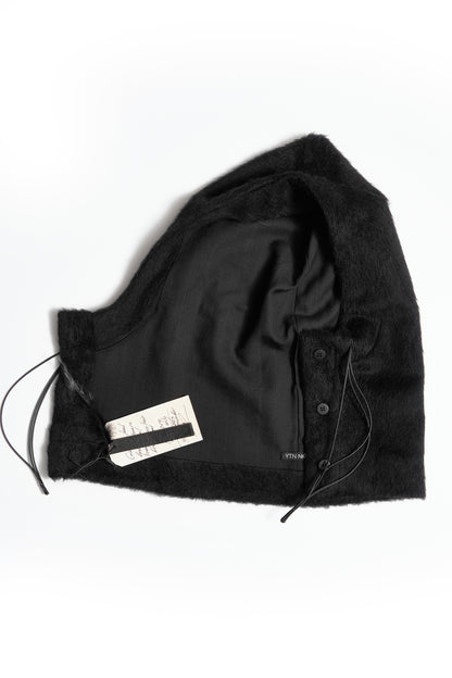 Cashmere hood 288J – back view, one size fits all