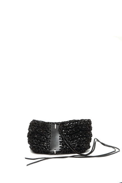 Leather knitted box 281-4A