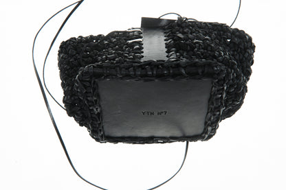 Leather knitted box 281-3A