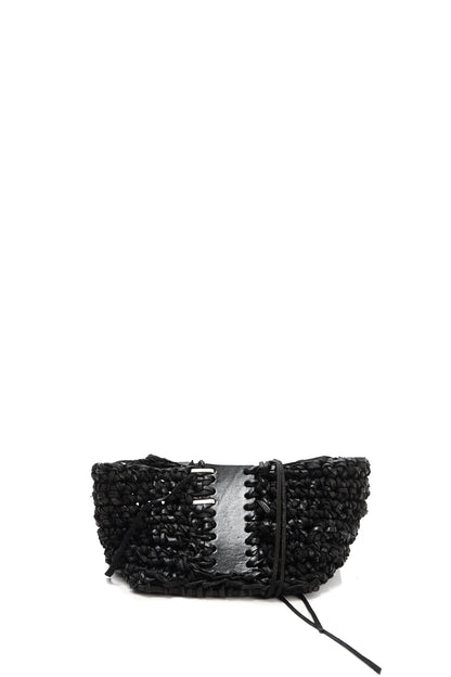 Leather knitted box 281-3A