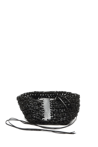 Leather knitted box 281-2A