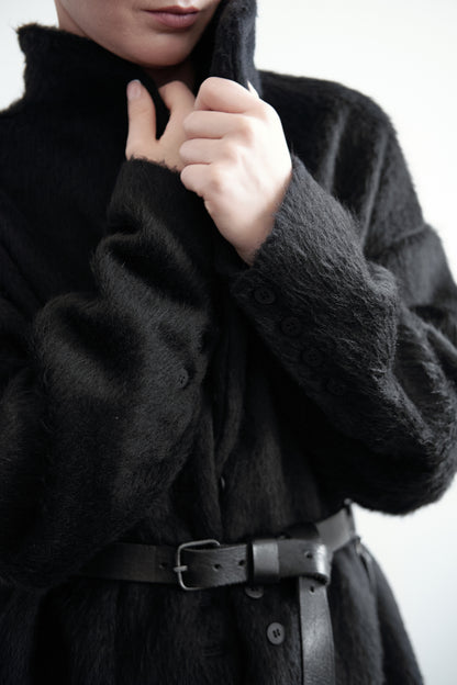 Cashmere jacket 287J – side view showing silhouette