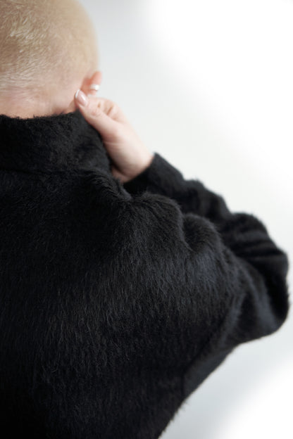 Cashmere jacket 287J – detail of cashmere texture