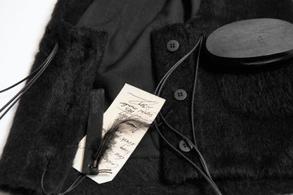 Cagoule en cachemire 288J noir