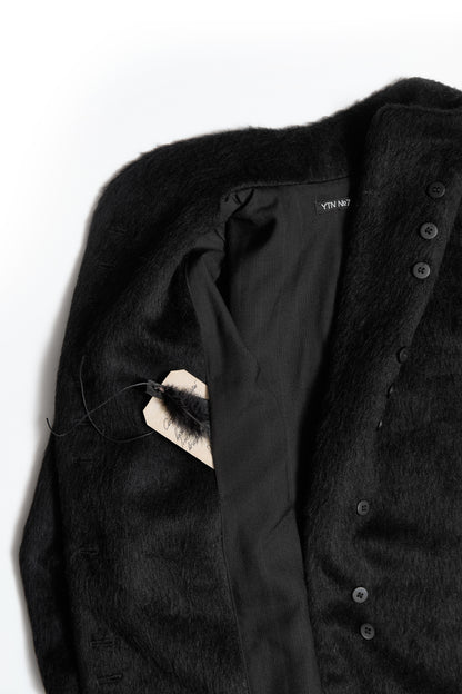 Cashmere jacket 287J – flat lay, handmade London