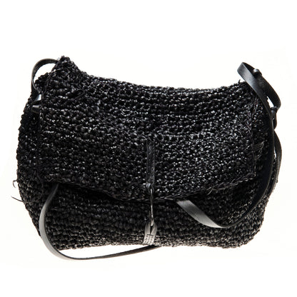 Hand-knitted leather bag/box 280A
