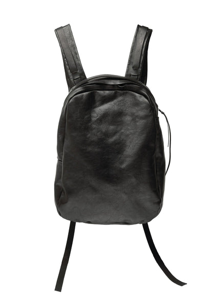 Leather backpack 291R black