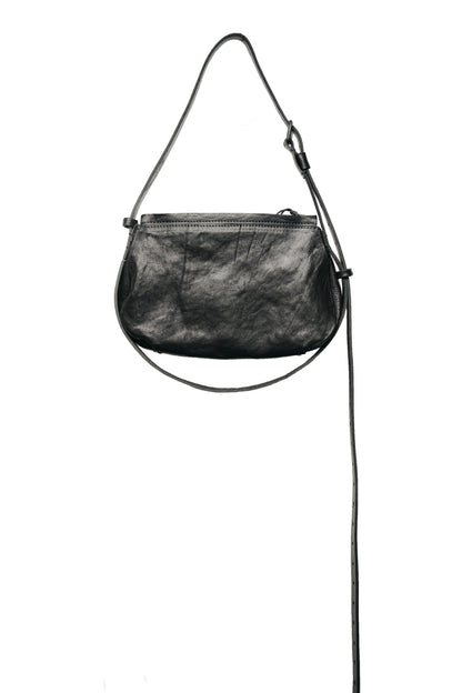 Horse leather crossbody 286Y – back view with strap