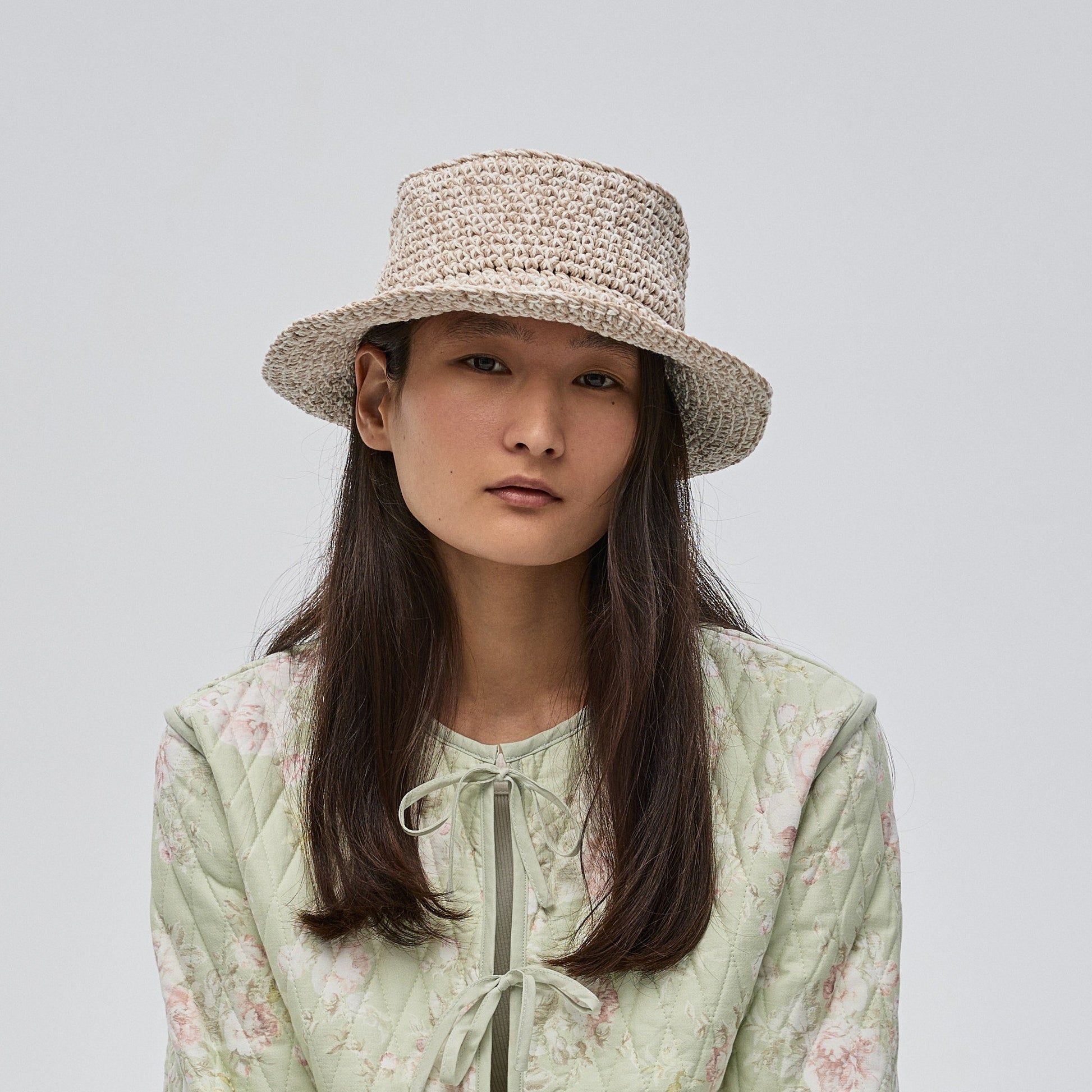 Crocheted Canotier T2226