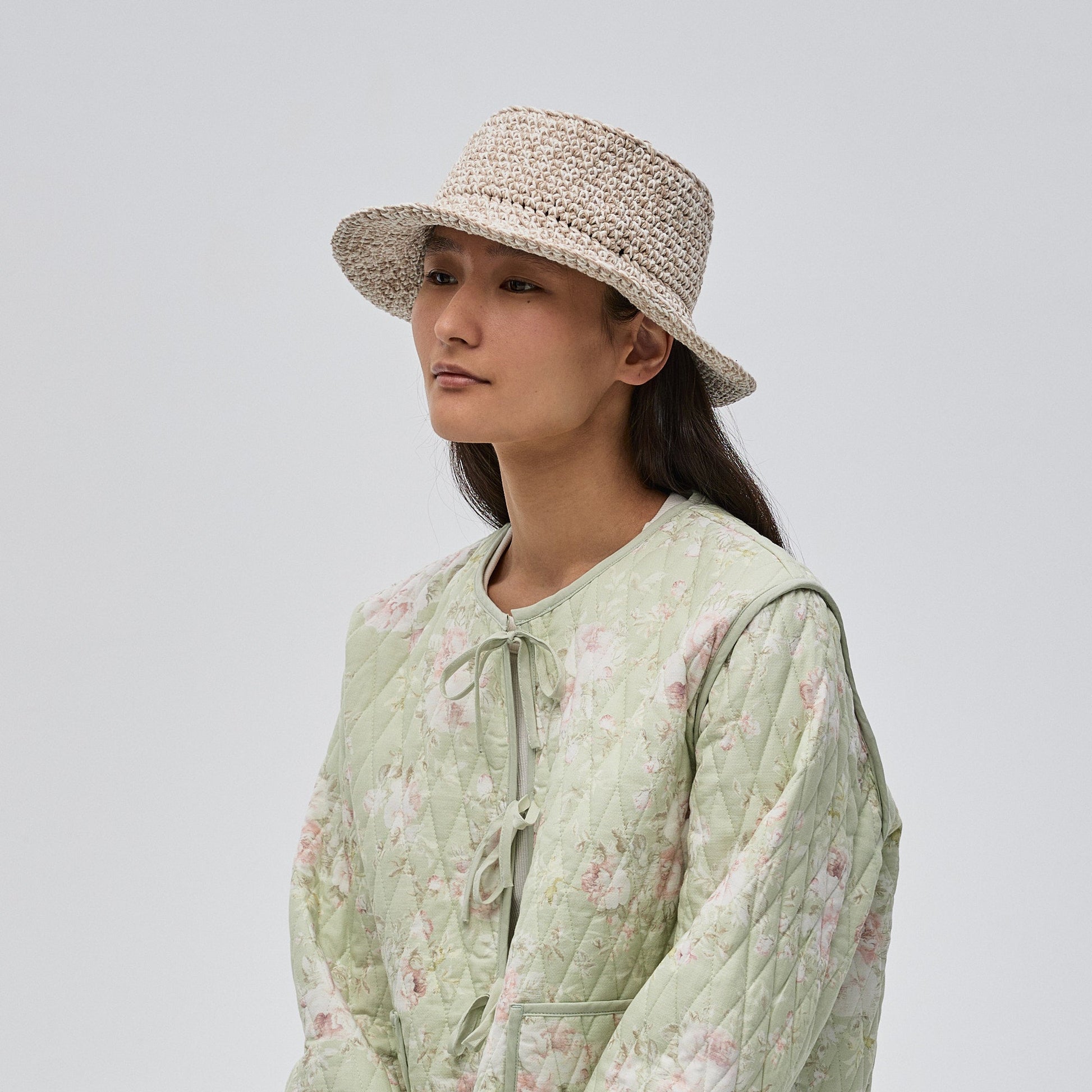 Crocheted Canotier T2226