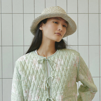 Crocheted Canotier T2226