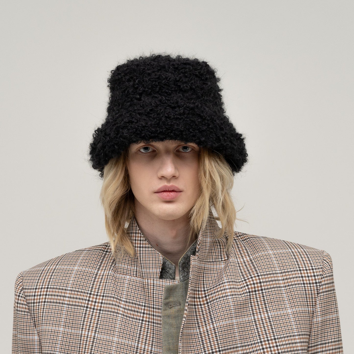 Bouclé Knit Fedora 2480