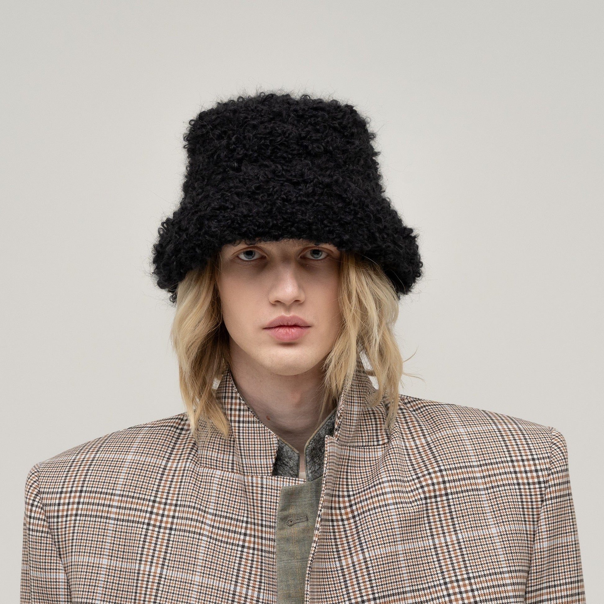 Bouclé Knit Fedora 2480
