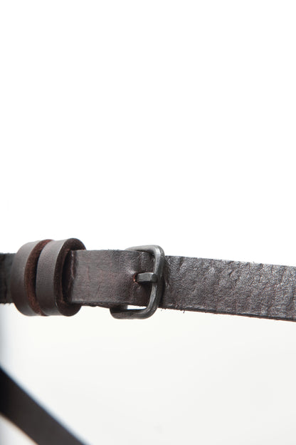 Ceinture en cuir 297B noire