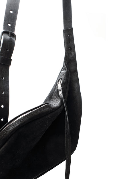 Shoulder bag 170Y black – open interior view