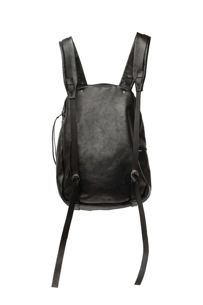Leather backpack 291R black