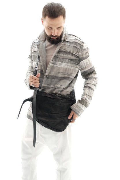 Horse leather bag 128Y black