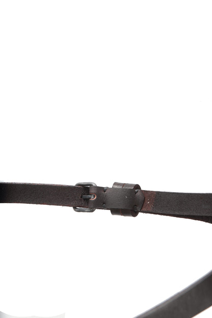 Ceinture en cuir 297B noire