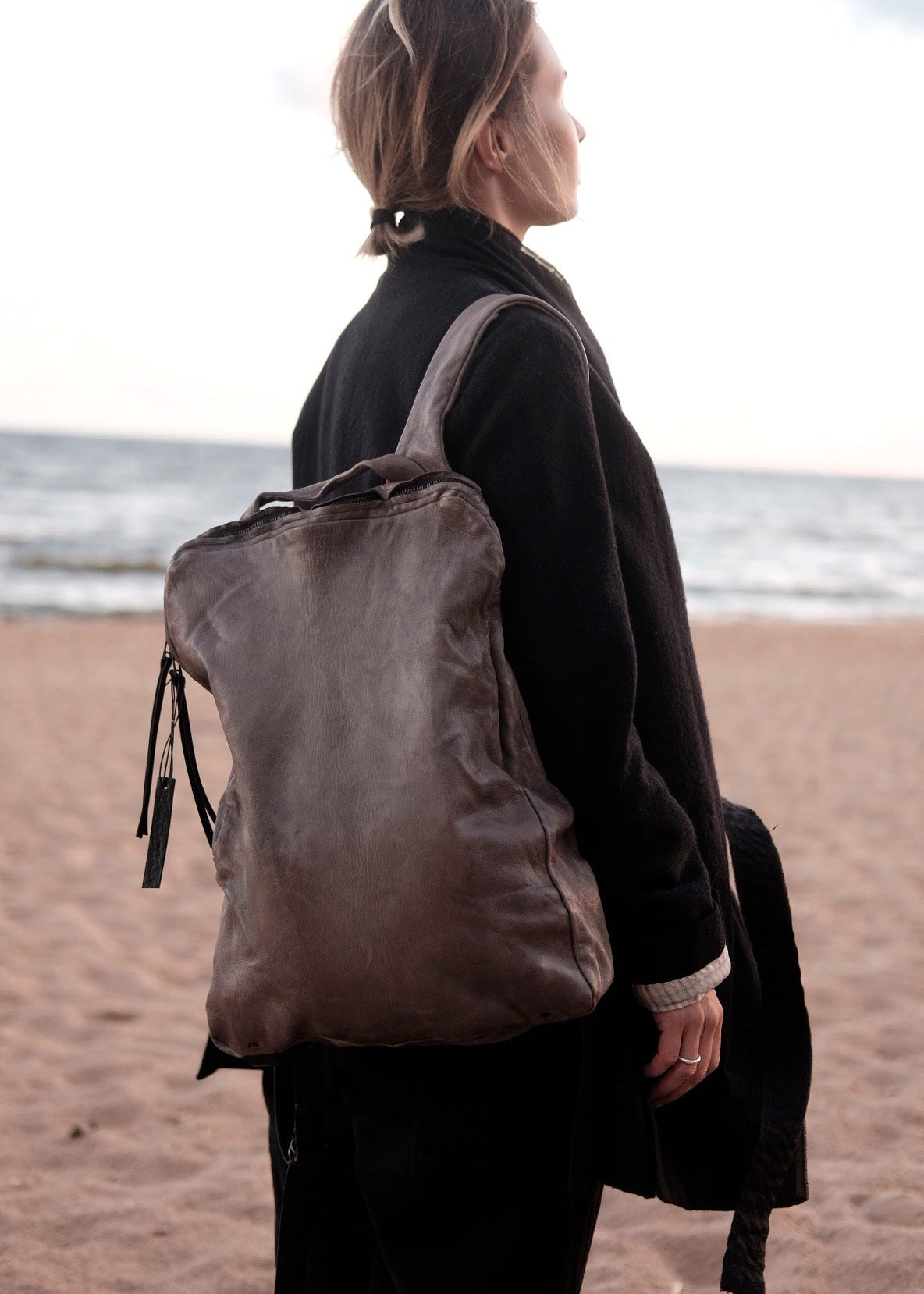 calf leather backpack Calf leather backpack 0961R