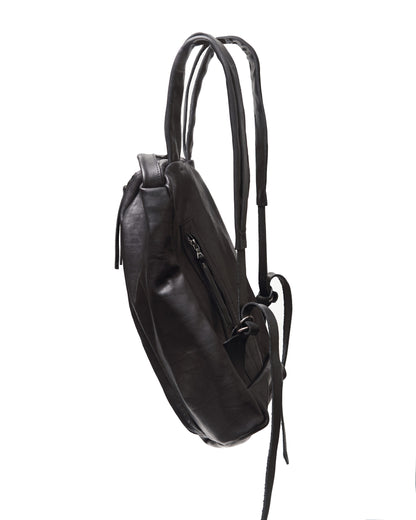 Leather backpack 272R black