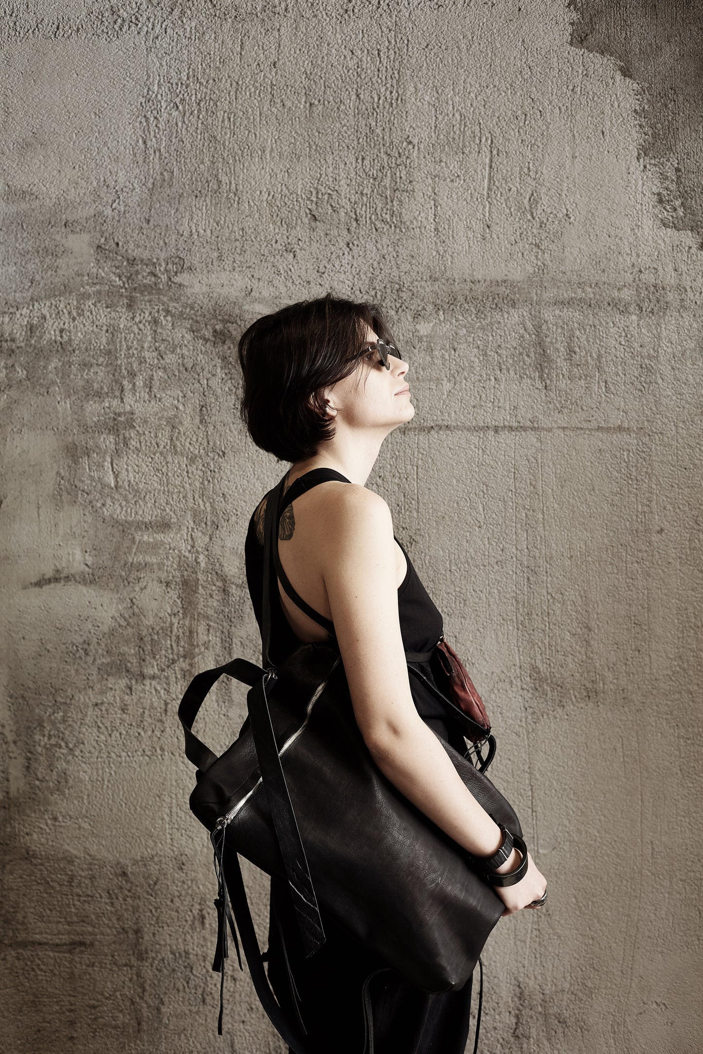 Horse leather backpack 197R — handmade leather backpack by YTN №7, London, view 18
