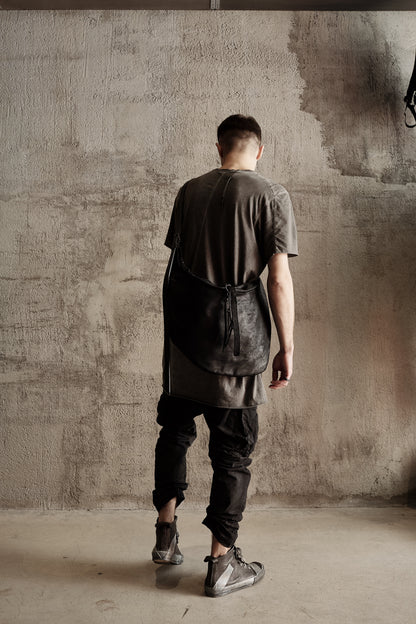 Shoulder bag Obsidian — handmade leather shoulder bag by YTN №7, London, view 15