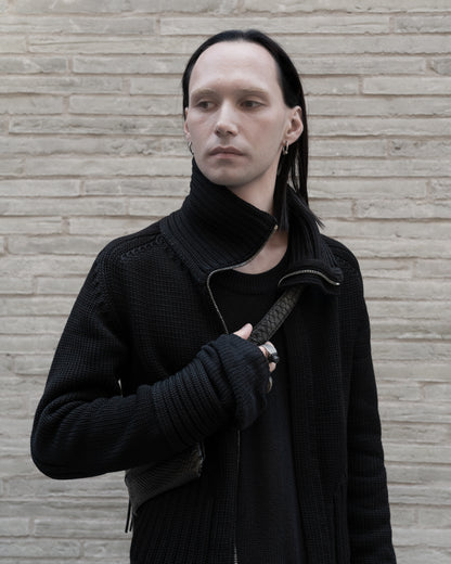 Sac en cuir 315Y noir