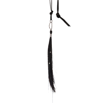 Sculptural necklace 327T – horsehair pearl, YTN №7