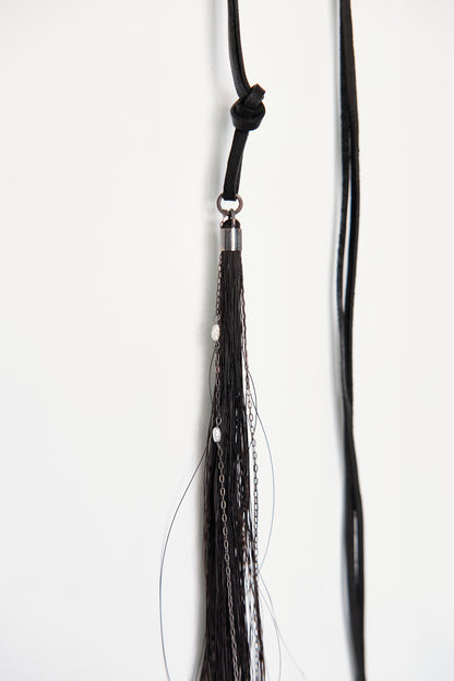 Necklace 328T – vintage pearl closeup