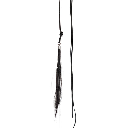 Sculptural necklace 328T – horsehair pearl, YTN №7