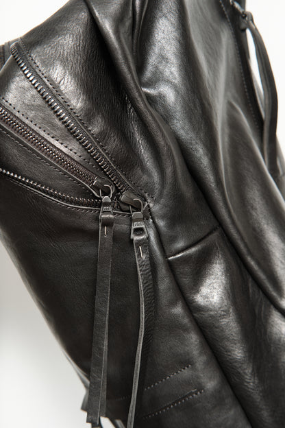 Leather backpack 081R