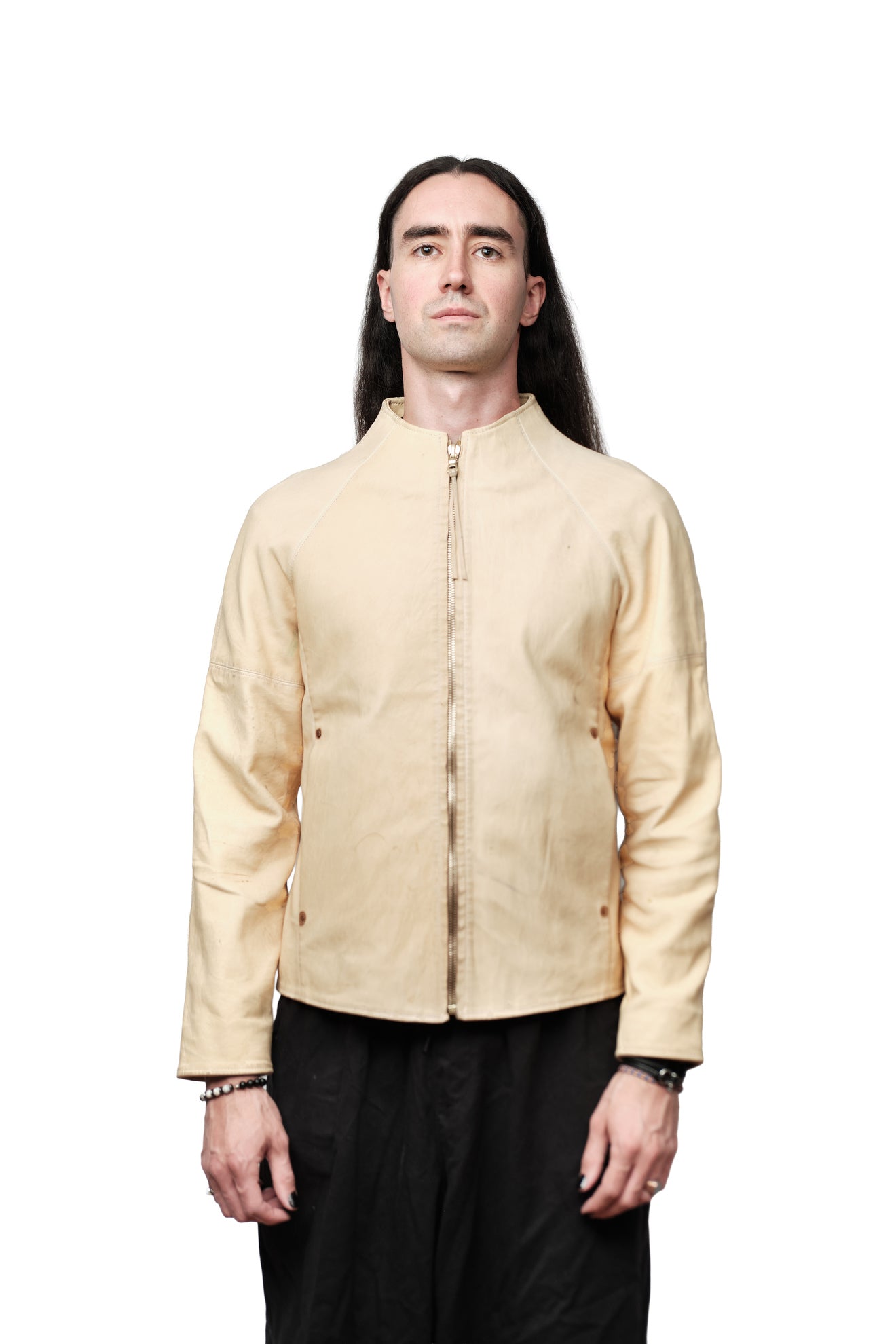 EIGENGRAU J05 Cream Kangaroo Raglan — handmade by EIGENGRAU in London, view 3